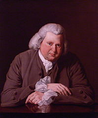Erasmus Darwin, portrait by Joseph Wright, 1770. Via Wikimedia Commons.