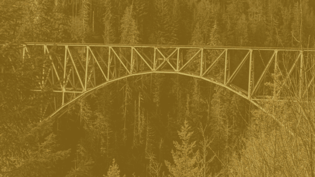 A bridge symbolizing the Bridging Gaps program.