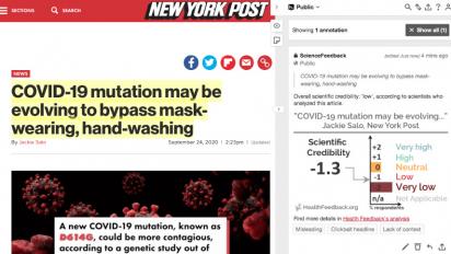 New York Post headline