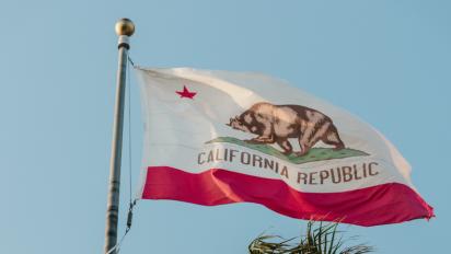 California state flag.