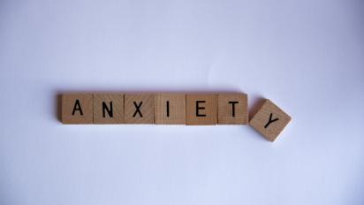 Anxiety spelled out.
