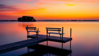 Beaver Dam Lake, Wisconsin.