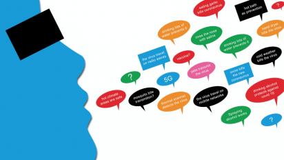 Coronavirus misinformation graphic