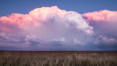 Storm clouds over Oklahoma.
