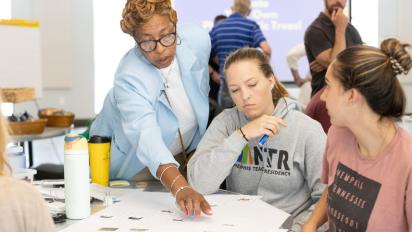 Memphis science teachers at an NCSE professional learning event..