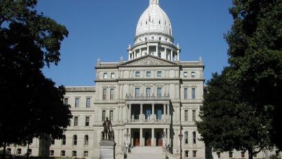 Michigan state capitol.