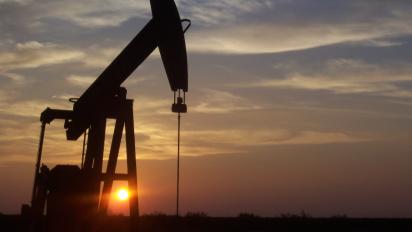 Pumpjack located south of Midland, Texas.