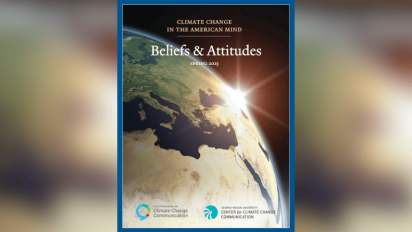Climate Change in the American Mind report cover.