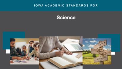 Cover of the Iowa State Science Standards.