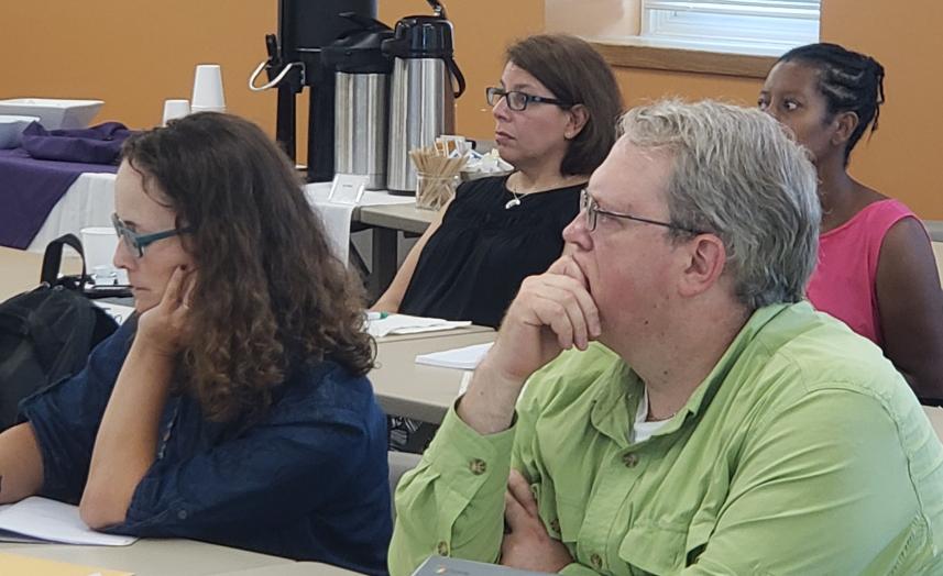 Teacher Ambassadors at a Nature of Science workshop