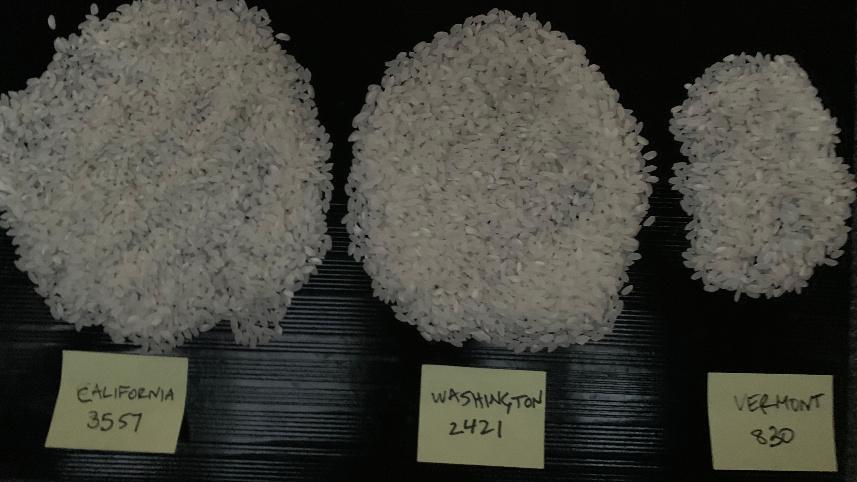 California, Washington, Vermont