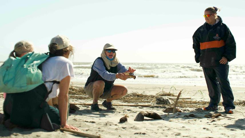 Teachers at Wassaw National Wildlife Refuge.