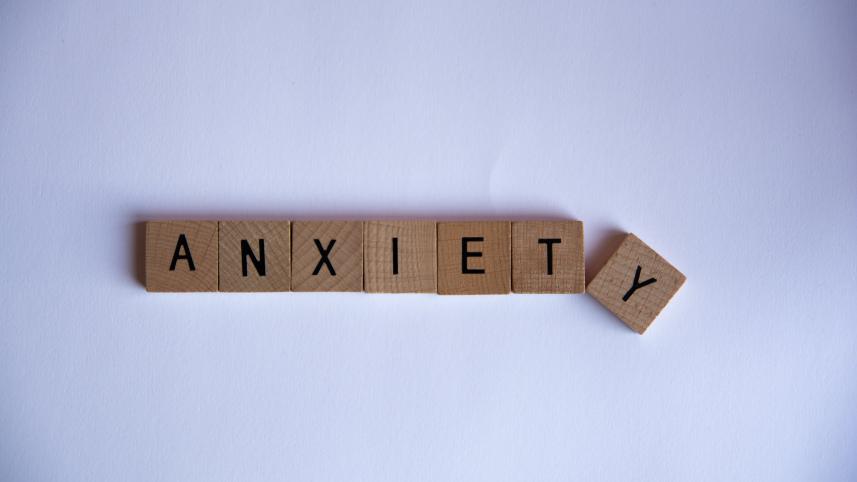 Anxiety spelled out.