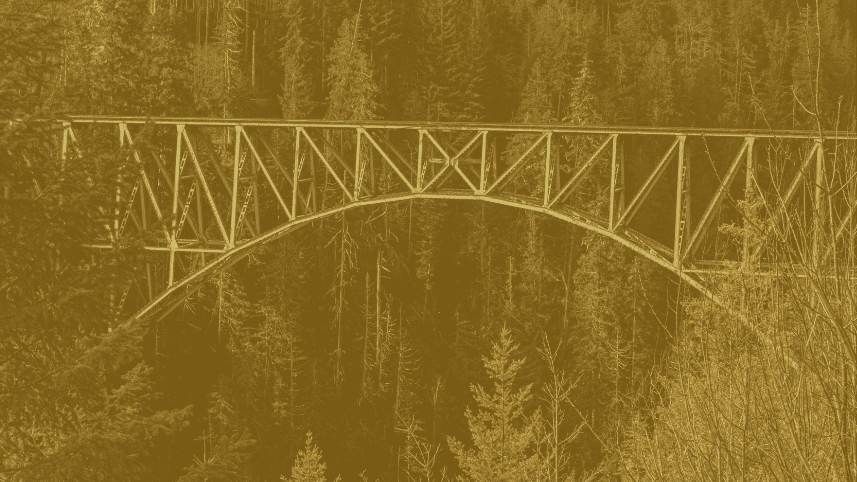 A bridge symbolizing the Bridging Gaps program.