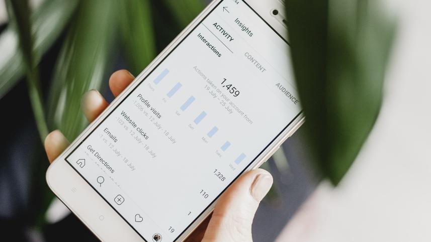 Person holding a cellphone