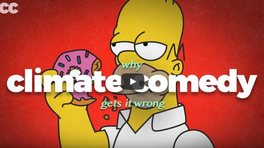 Climate comedy YouTube thumbnail