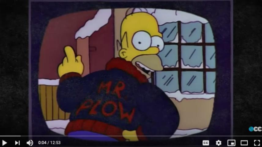 Cut from an episode of the Simpsons