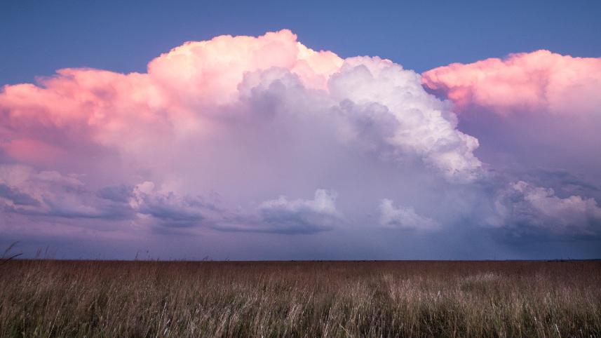 Storm clouds over Oklahoma.