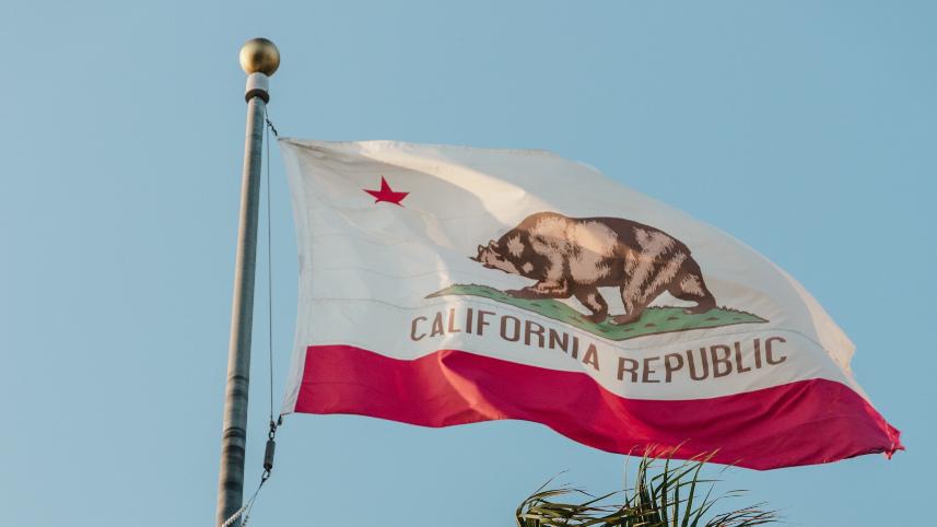 California state flag.