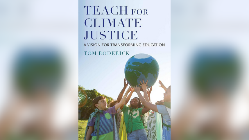 Teach for Climate Justice book cover.