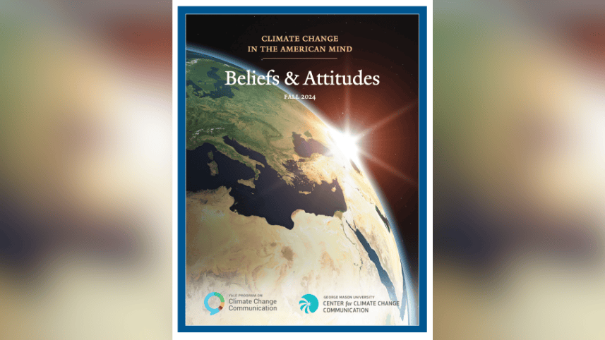 Climate Change in the American Mind report cover.