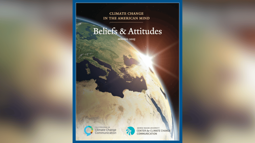 Climate Change in the American Mind report cover.